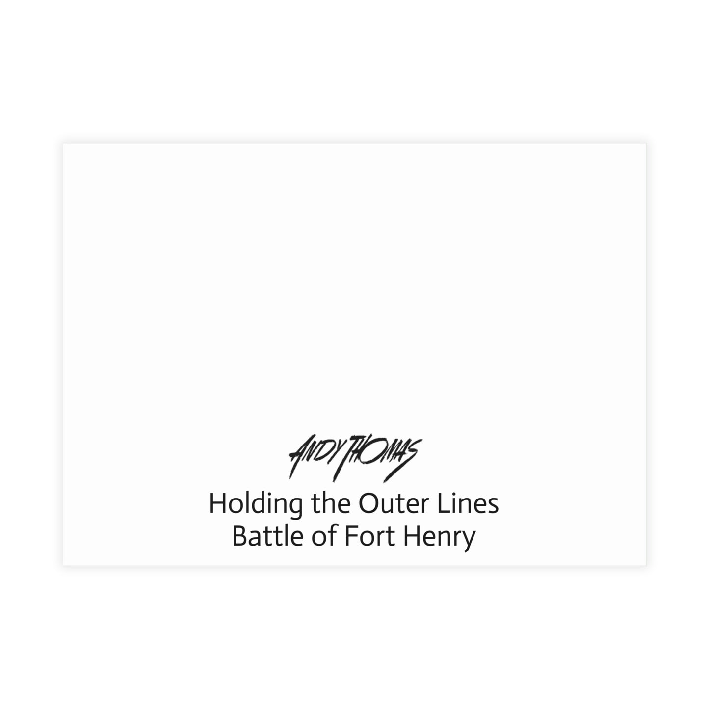 Note Cards: Holding the Outer Lines - Envelopes Included