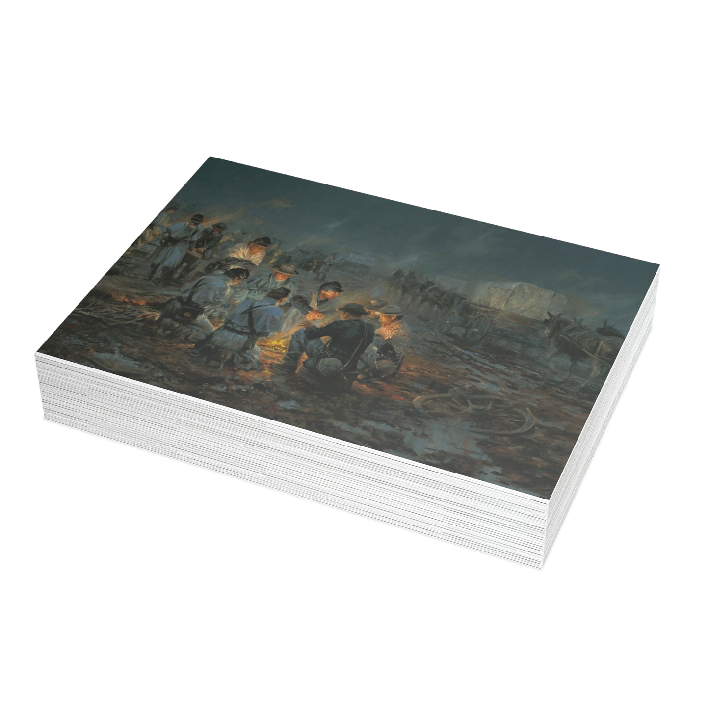 Note Cards: Their Longest, Coldest New Year's Eve - Envelopes Included