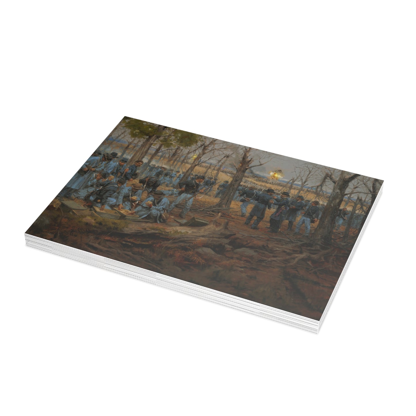 Note Cards: Hazen's Brigade Anchoring the Union Line - Envelopes Included
