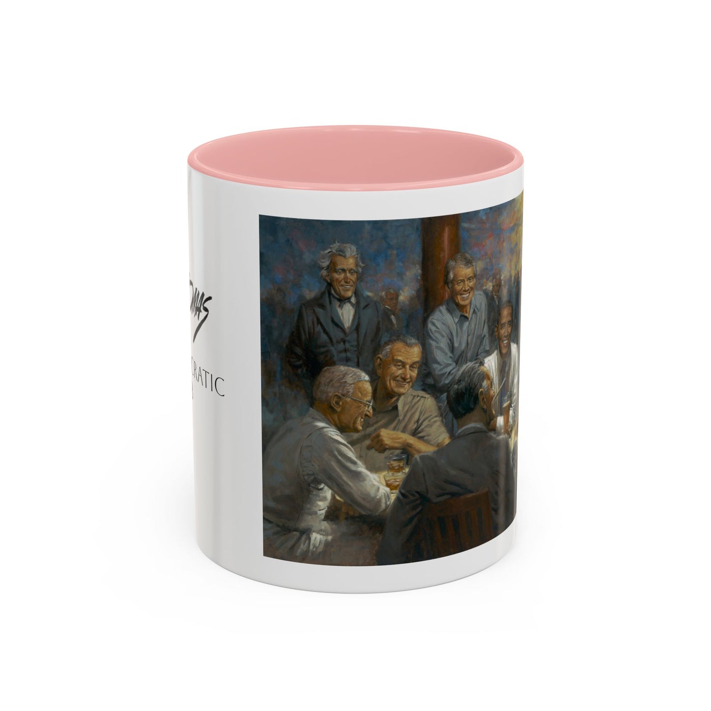 The Democratic Club Coffee Mug - 11oz & 15oz - Past Democrat Presidents Social Club with Obama