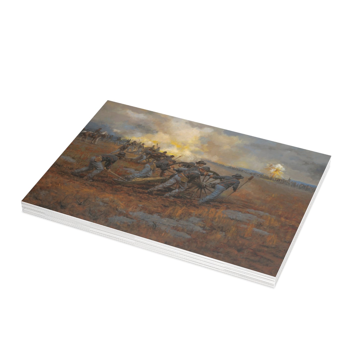 Note Cards: Parson's Batteries Heavily Engaged - Envelopes Included