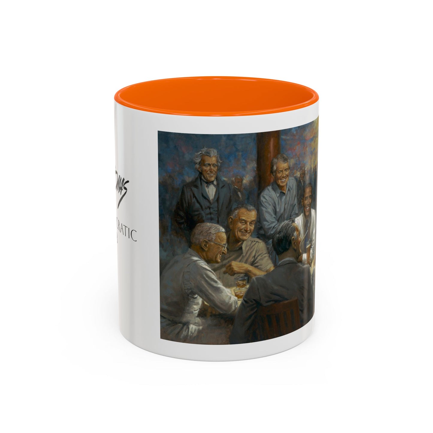 The Democratic Club Coffee Mug - 11oz & 15oz - Past Democrat Presidents Social Club with Obama