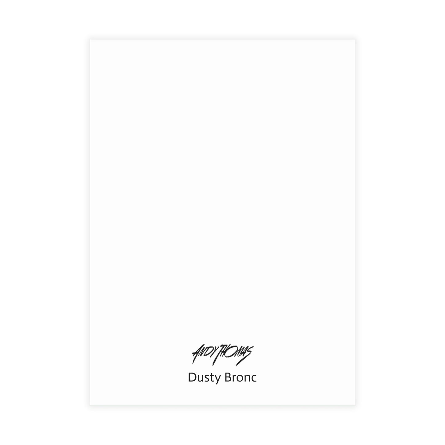 Note Cards: Dusty Bronc - Envelopes Included