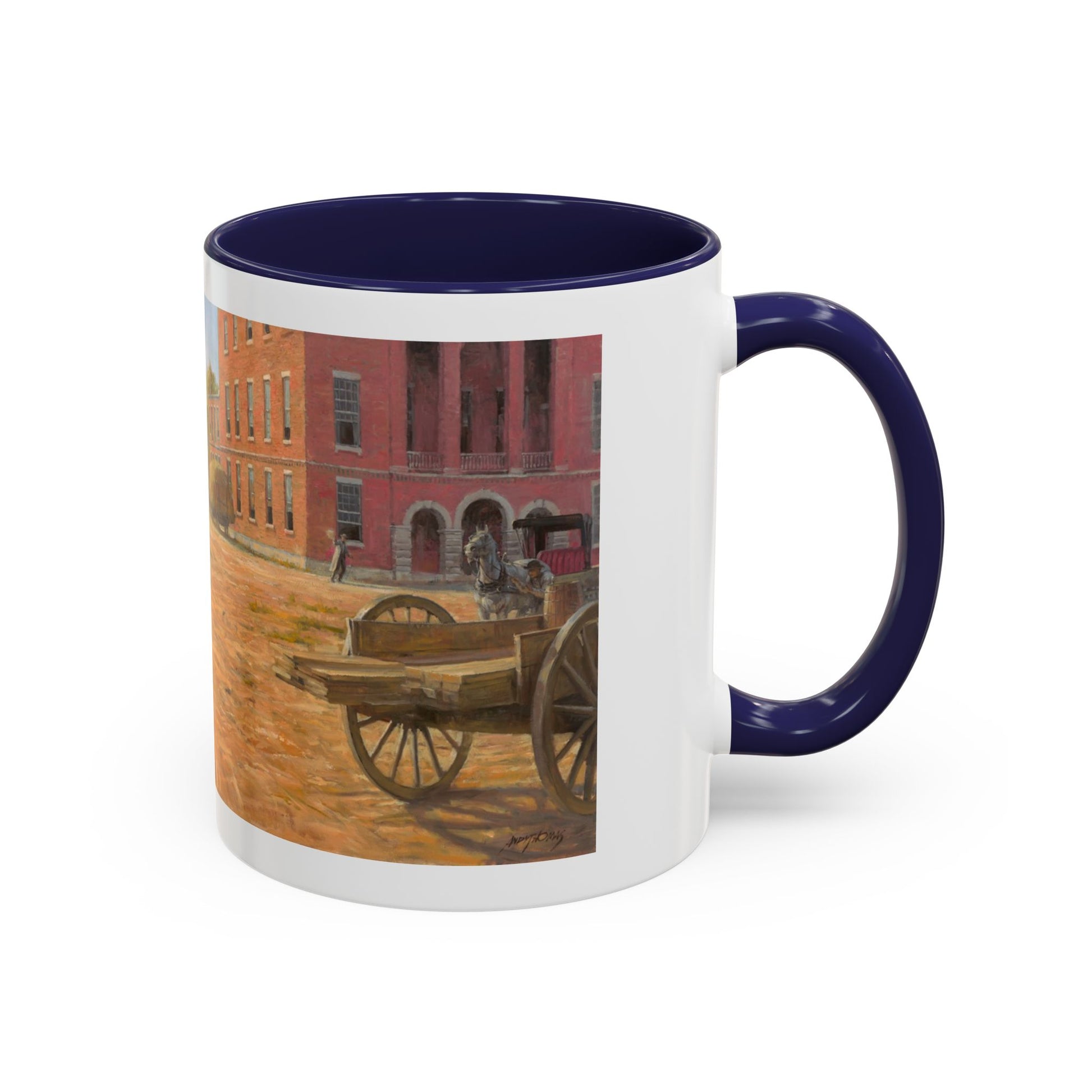 Wild Bill Hickok vs Dave Tutt | Rustic Western Accent Coffee Mug - Vintage Scene, Ideal Gift for Coffee Lovers - Andy Thomas Designs