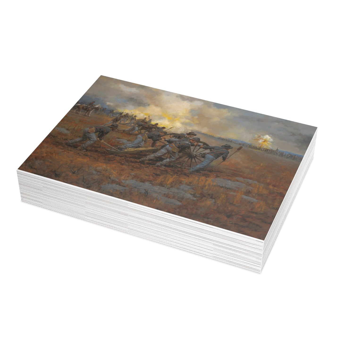 Note Cards: Parson's Batteries Heavily Engaged - Envelopes Included
