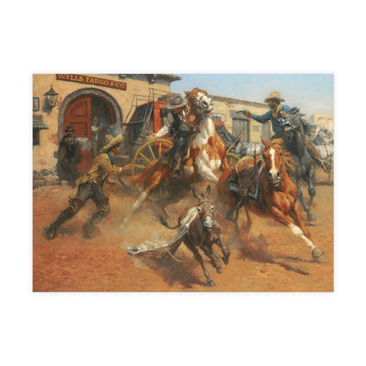 Note Cards: The Burro and the Bad Men - Envelopes Included