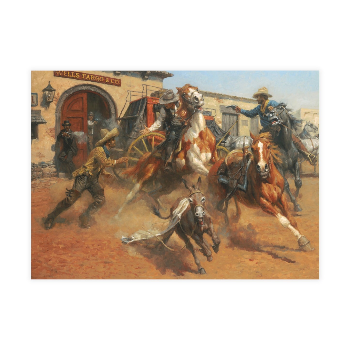 Note Cards: The Burro and the Bad Men - Envelopes Included