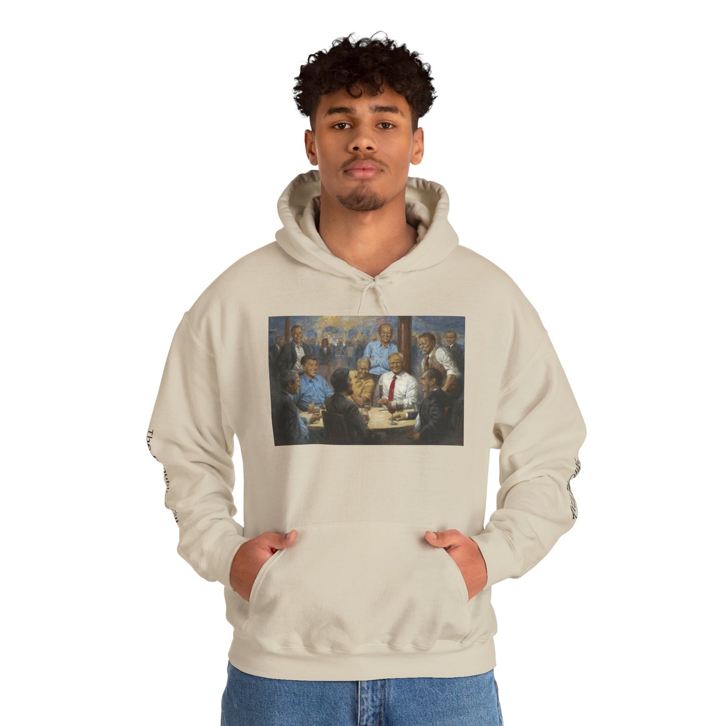 The Republican Club Hoodie — Vintage Presidential Group Portrait Pullover