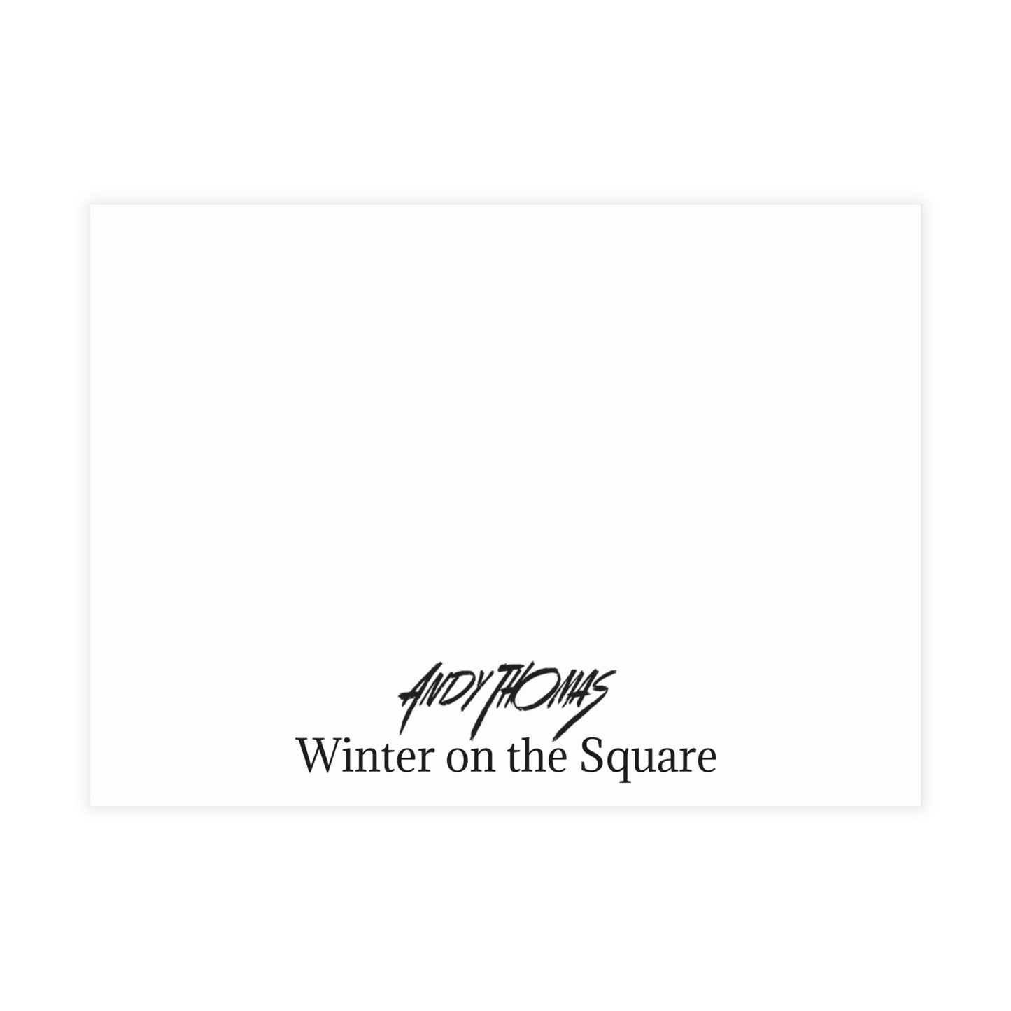 Winter on the Square | Elegant Postcard Bundle - Envelopes Included