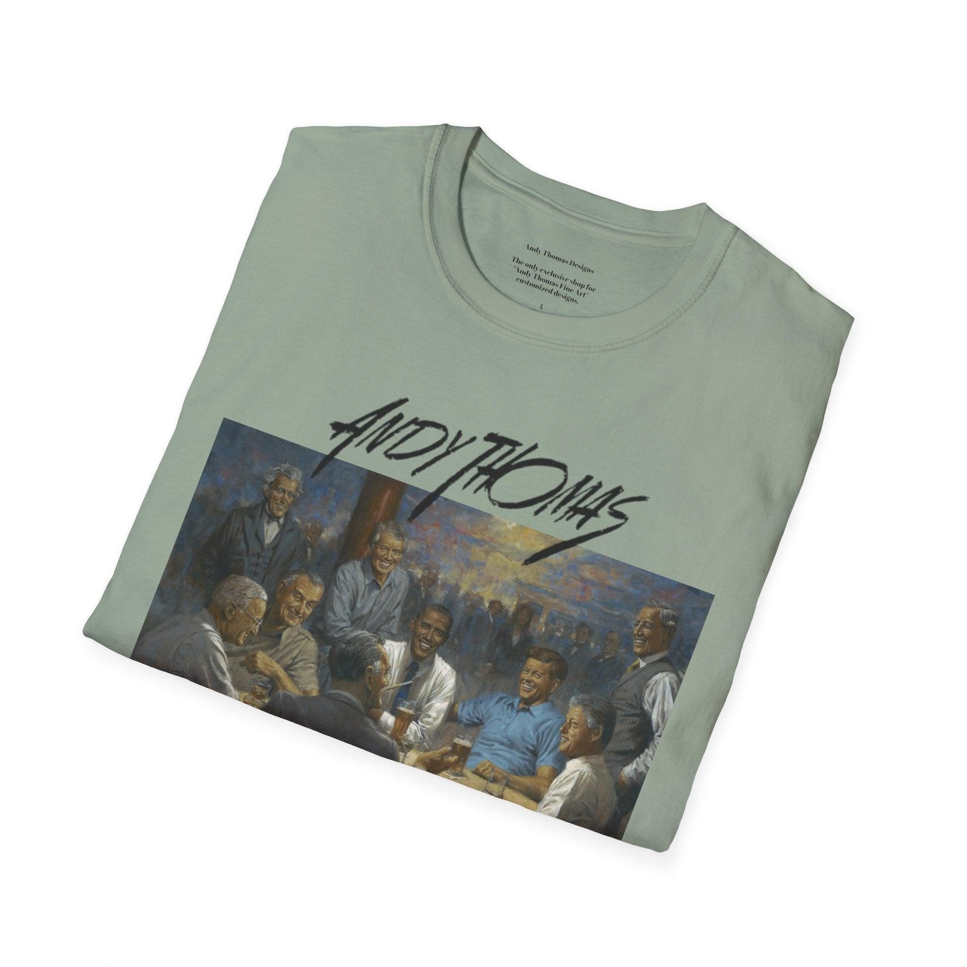 The Dem. Club T-Shirt - US Presidents Social Club - Andy Thomas Designs