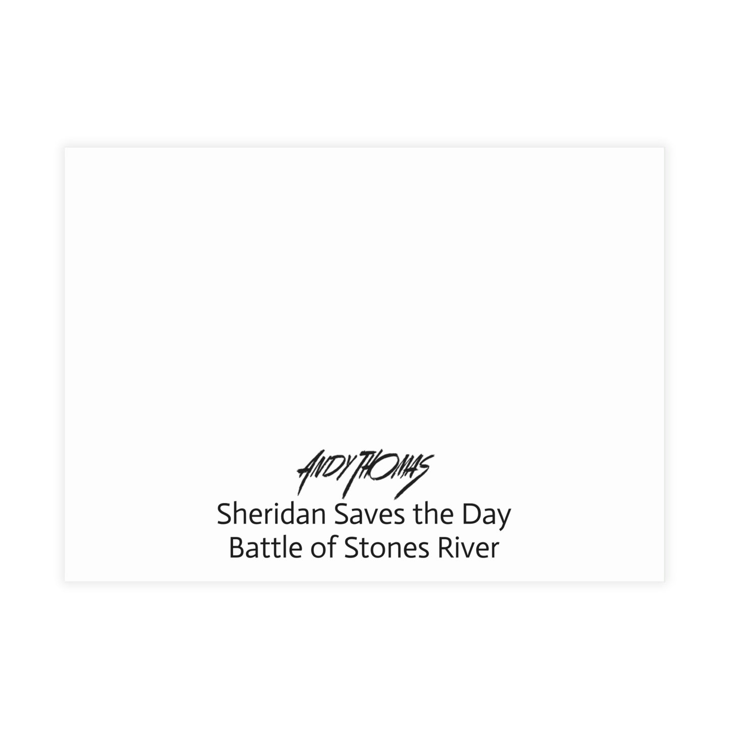 Note Cards: Sheridan Saves the Day - Envelopes Included