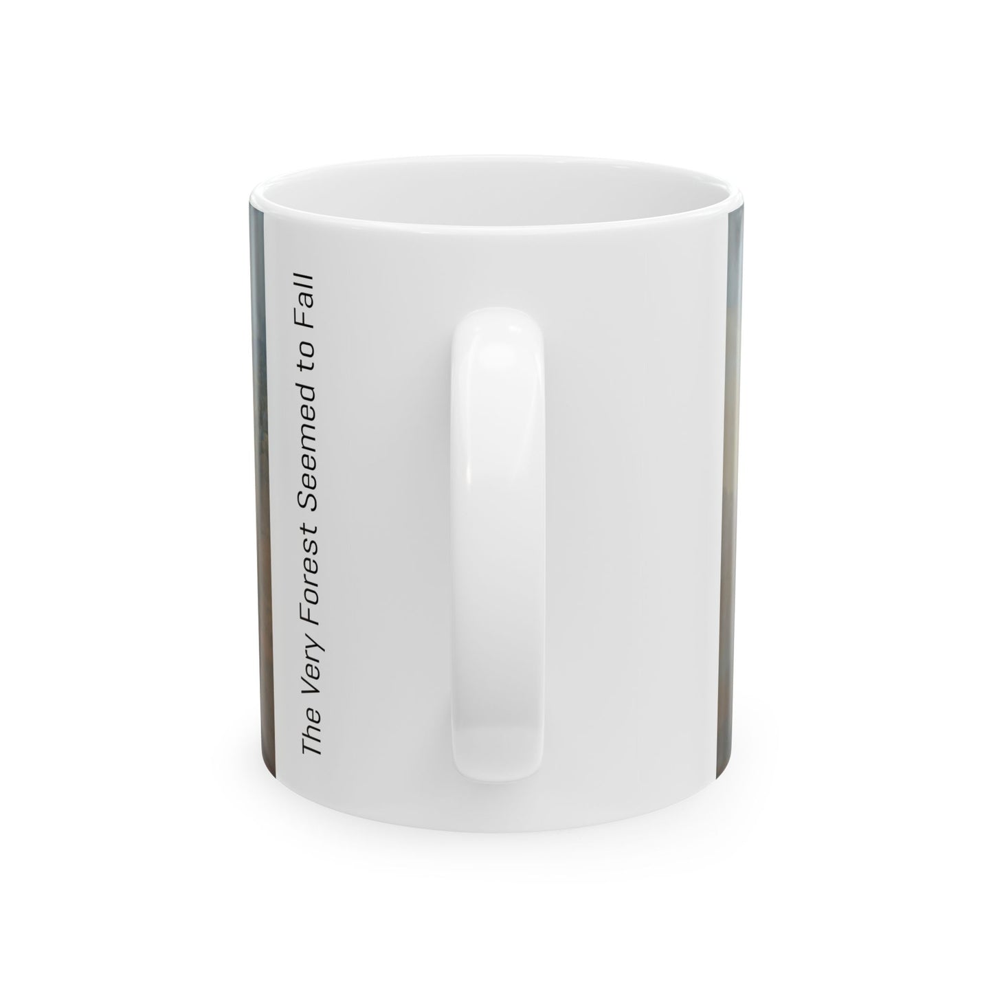 The Very Forest Seemed to Fall - Ceramic Mug with Stones River Civil War Design.