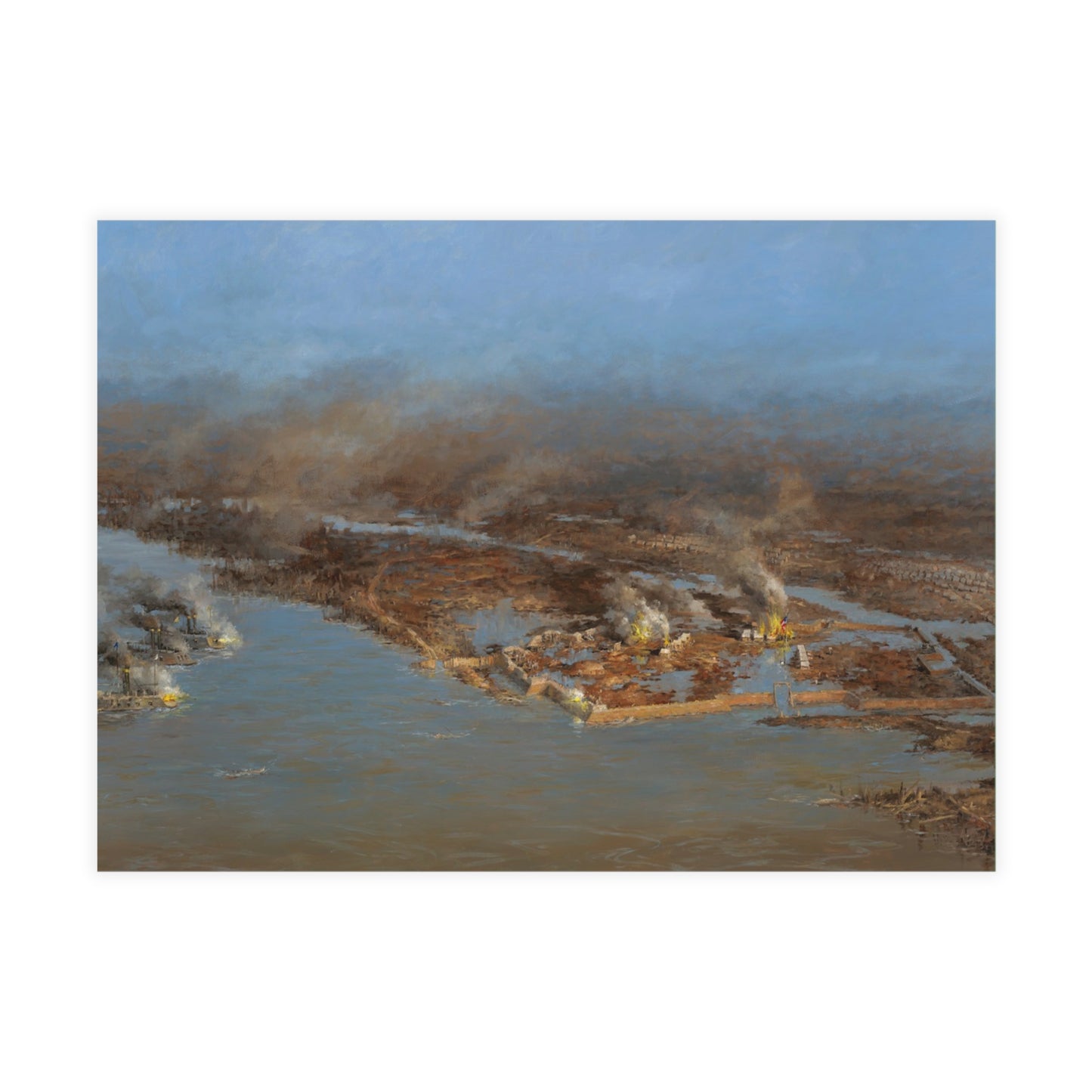 Note Cards: The View from Fort Heiman - Envelopes Included