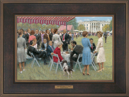 FRAMED Canvas: The Republican Party, Andy Thomas - Andy Thomas Designs