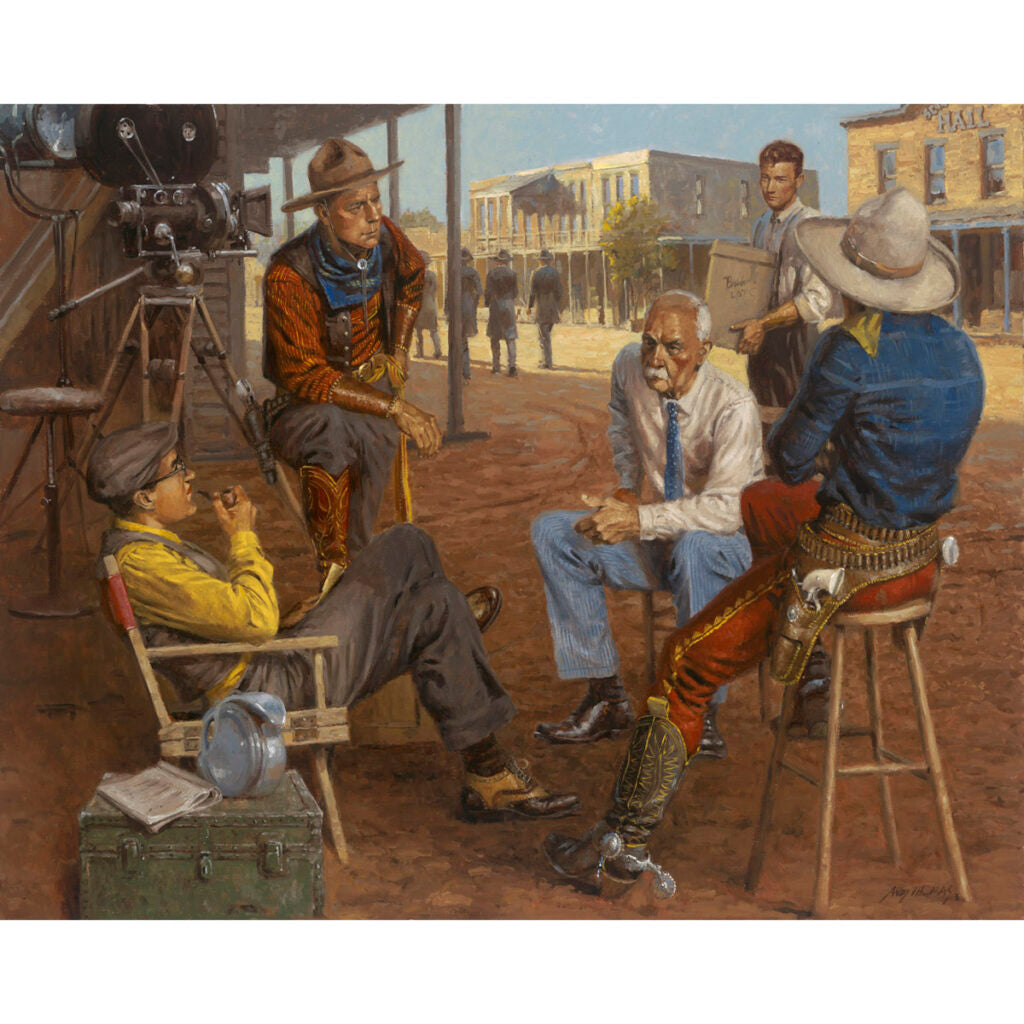 Wall Art: Wyatt Earp in Hollywood | Andy Thomas Western Art Prints - Andy Thomas Designs