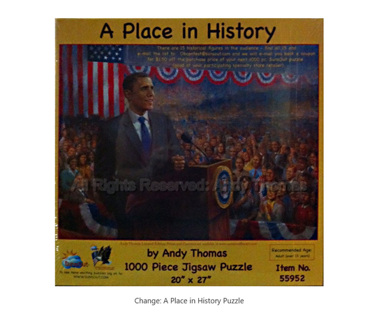 Change Puzzle featuring Obama
