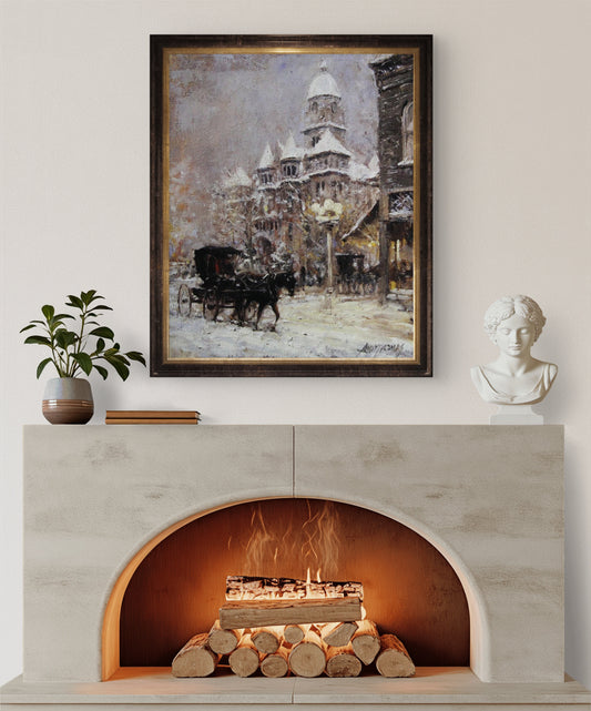 Snowy Courthouse by Andy Thomas