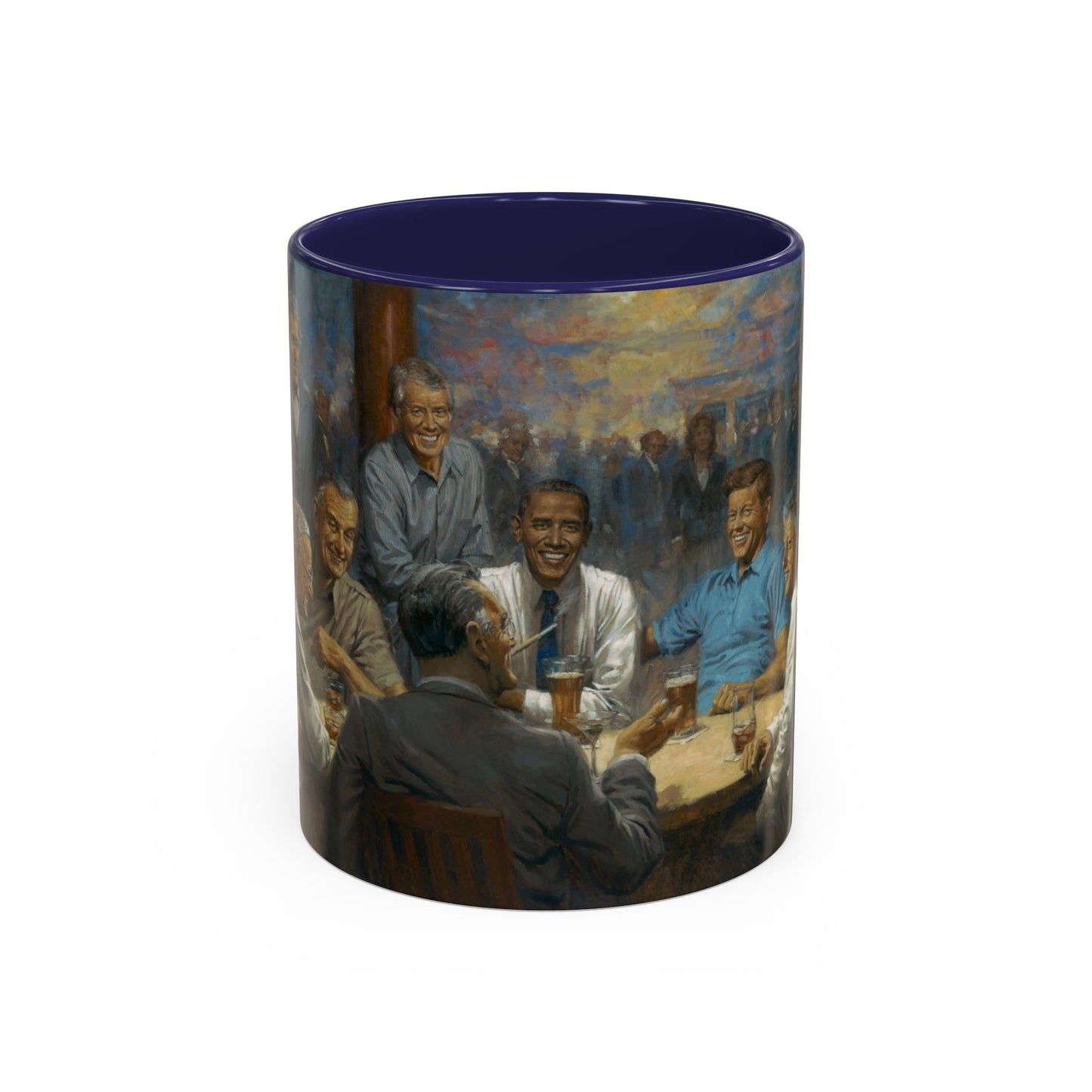 The Democrat Club Coffee Mug - 11oz & 15oz - Past Democrat Presidents Social Club with Obama