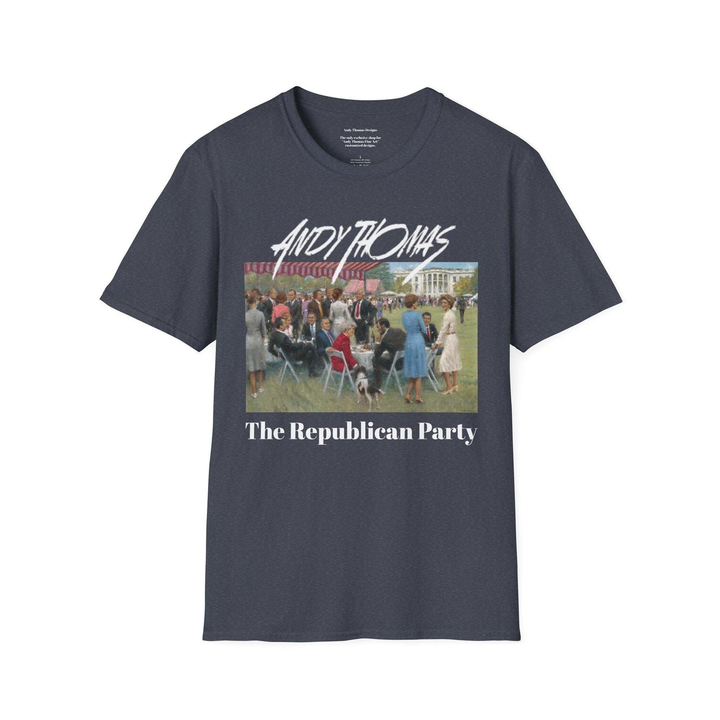 The Repub. Party T-Shirt - President Party at the Whitehouse. - Andy Thomas Designs