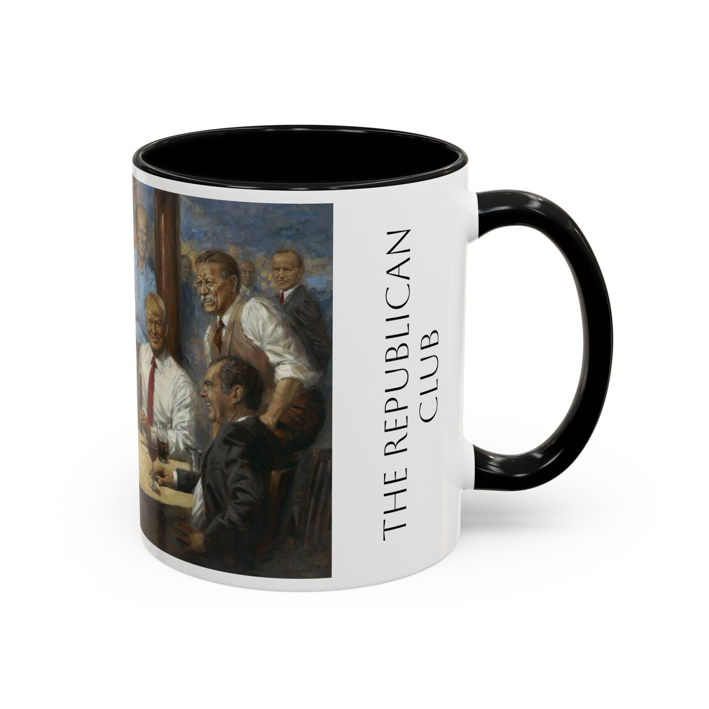 The Republican Club Coffee Mug -  Elegant Accent Coffee Mug 11oz & 15oz - Presidential Gathering Design feat. Trump