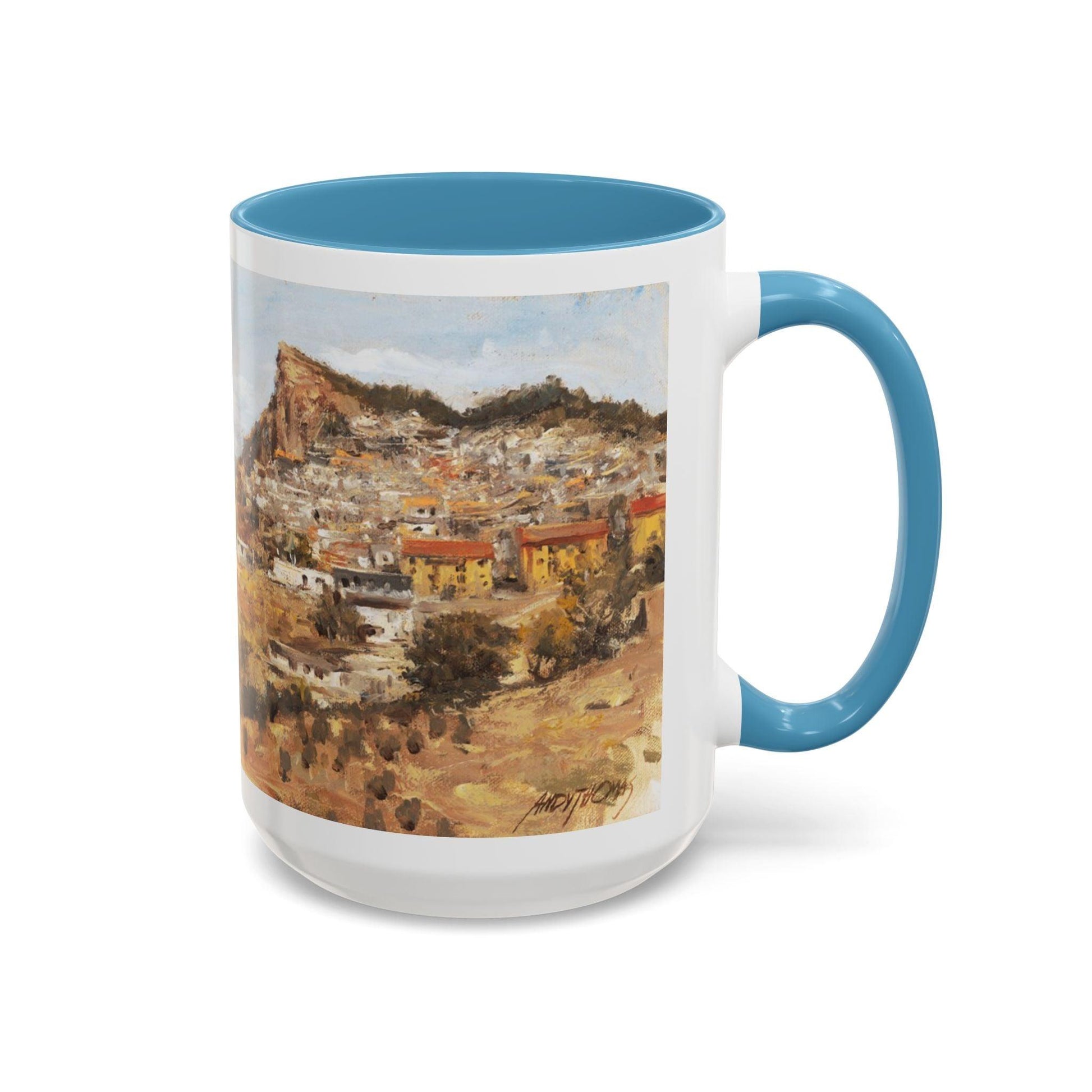 San Nicola dell'Alto - Elegant Accented Coffee Mug - 11oz & 15oz - Italian Landscapes - Andy Thomas Designs