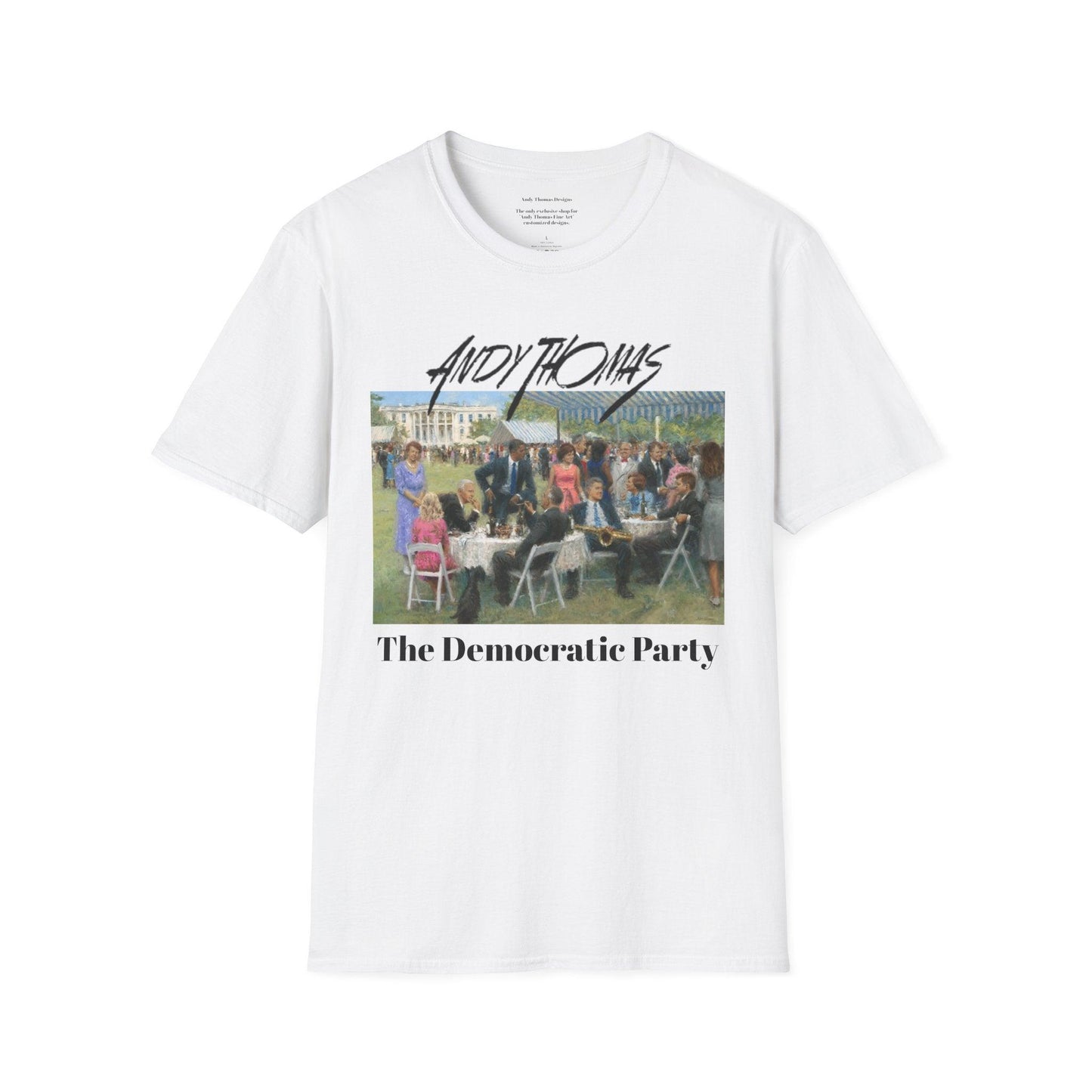 The Dem. Party T-Shirt - President Party at the Whitehouse with Past Presidents. - Andy Thomas Designs