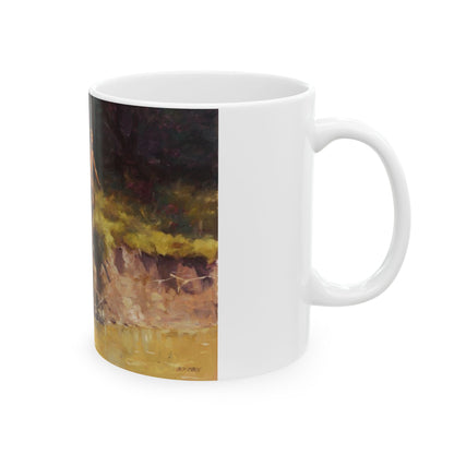 Kids in the Creek | Ceramic Mug — Vintage Country Life Coffee Cup (11oz/15oz)