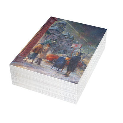 Note Cards: Christmas on the Square | Seasonal - Envelopes Included