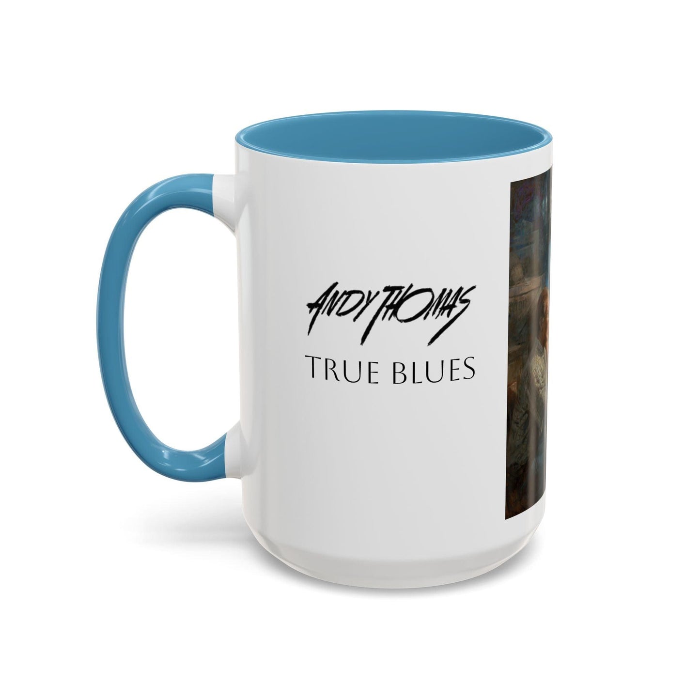 True Blues Accented Coffee Mug 11oz & 15oz - US Dem. Presidents Playing Poker - Andy Thomas Designs