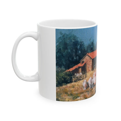 Italian Farm | Plein Air | Ceramic Mug — Vintage Country Life Coffee Cup (11oz/15oz)