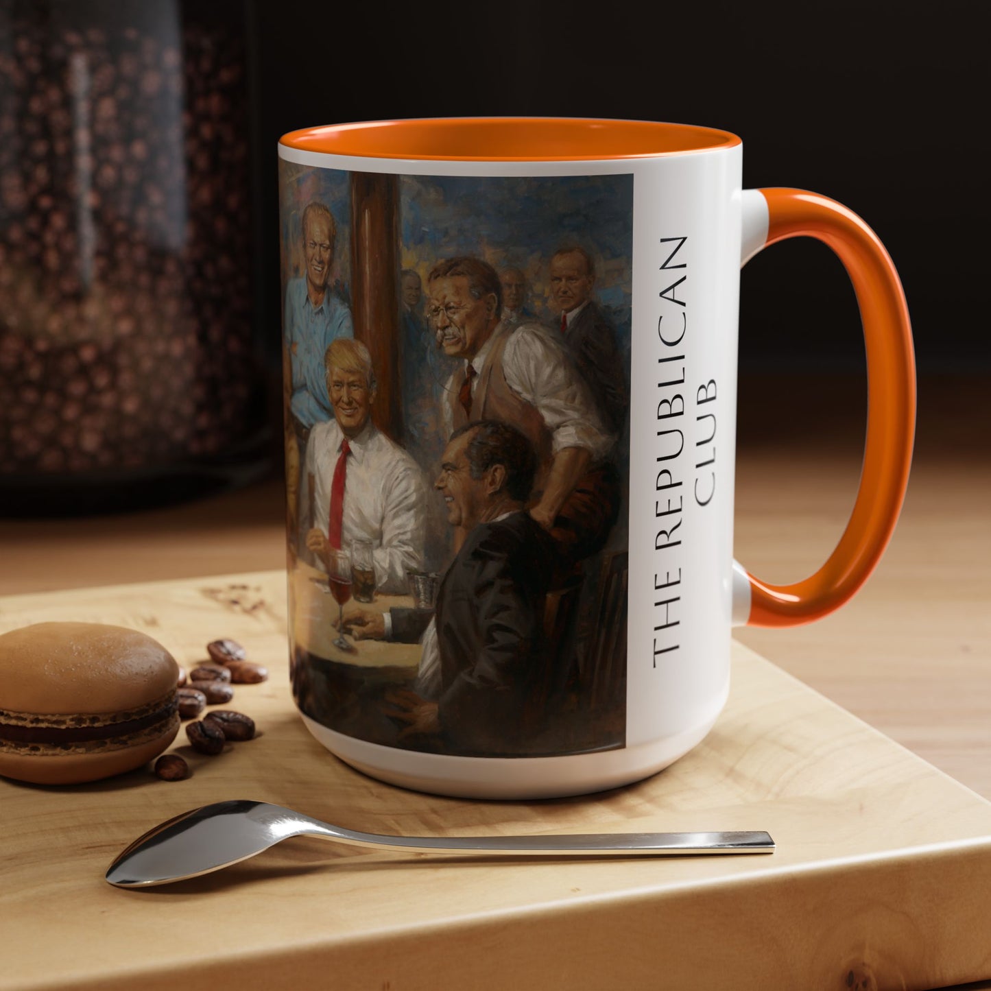 The Republican Club Coffee Mug -  Elegant Accent Coffee Mug 11oz & 15oz - Presidential Gathering Design feat. Trump
