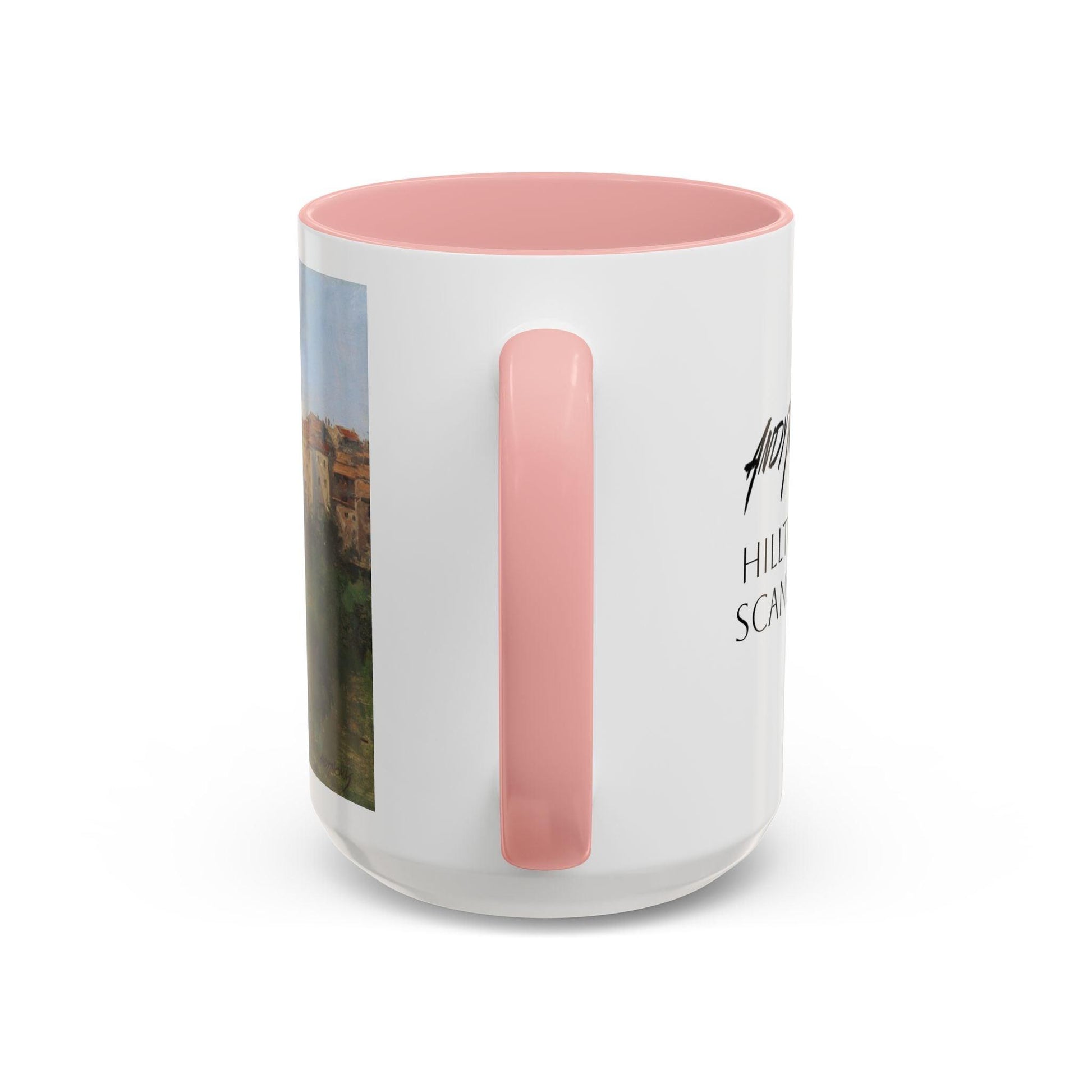 Hilltown Scansano - Elegant Accented Coffee Mug - 11oz & 15oz - Italian Landscapes - Andy Thomas Designs