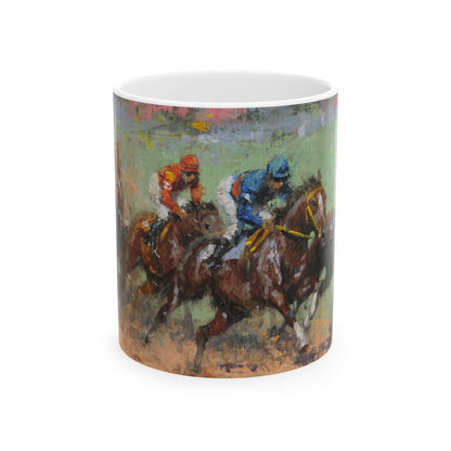 Horse Races 16 | Ceramic Mug — Coffee Cup (11oz/15oz)