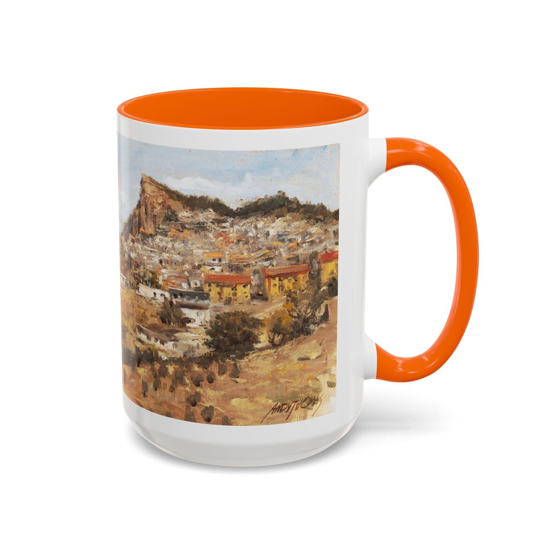 San Nicola dell'Alto - Elegant Accented Coffee Mug - 11oz & 15oz - Italian Landscapes - Andy Thomas Designs