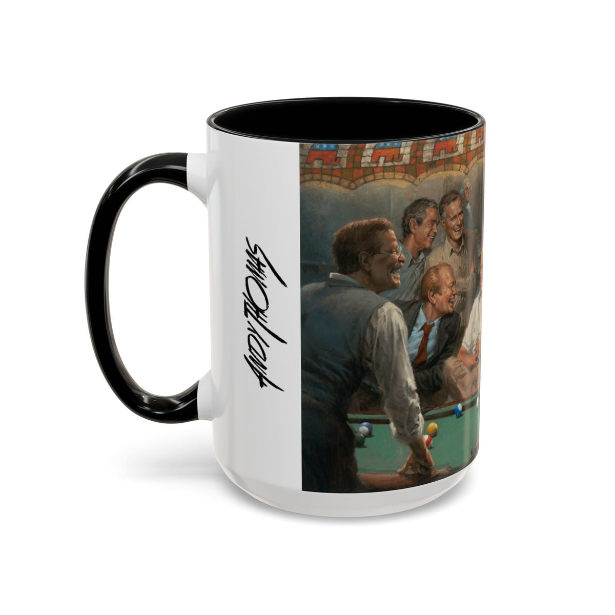Callin the Blue Coffee Mug - Elegant Accent Coffee Mug 11oz & 15oz with Presidential Gathering Design