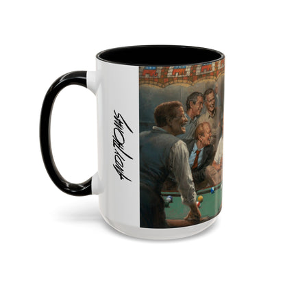 Callin the Blue Coffee Mug - Elegant Accent Coffee Mug 11oz & 15oz with Presidential Gathering Design