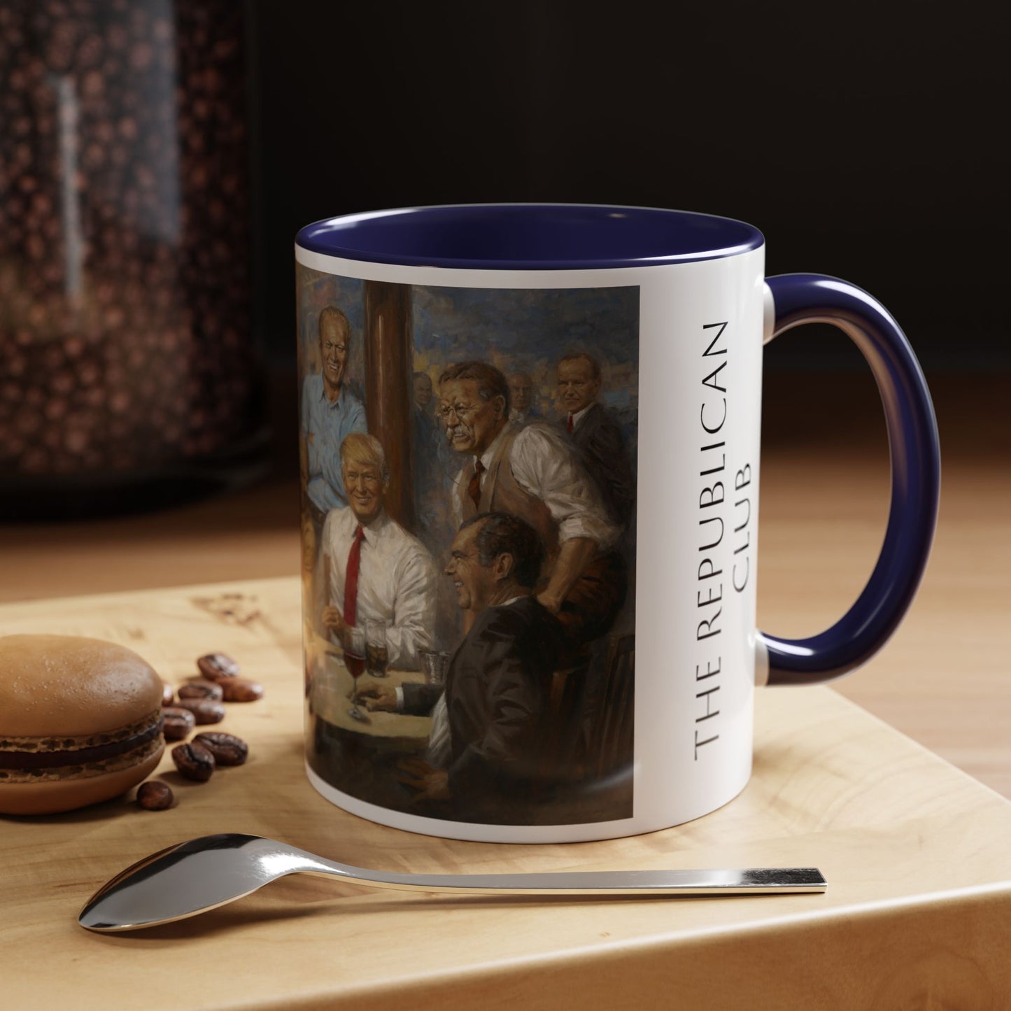 The Republican Club Coffee Mug -  Elegant Accent Coffee Mug 11oz & 15oz - Presidential Gathering Design feat. Trump
