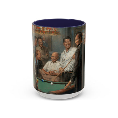 Callin the Blue Coffee Mug - Elegant Accent Coffee Mug 11oz & 15oz with Presidential Gathering Design
