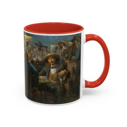 Wild Bill's Last Deal | Vintage Poker Western Art Coffee Mug - 11 & 15 oz - Andy Thomas Designs
