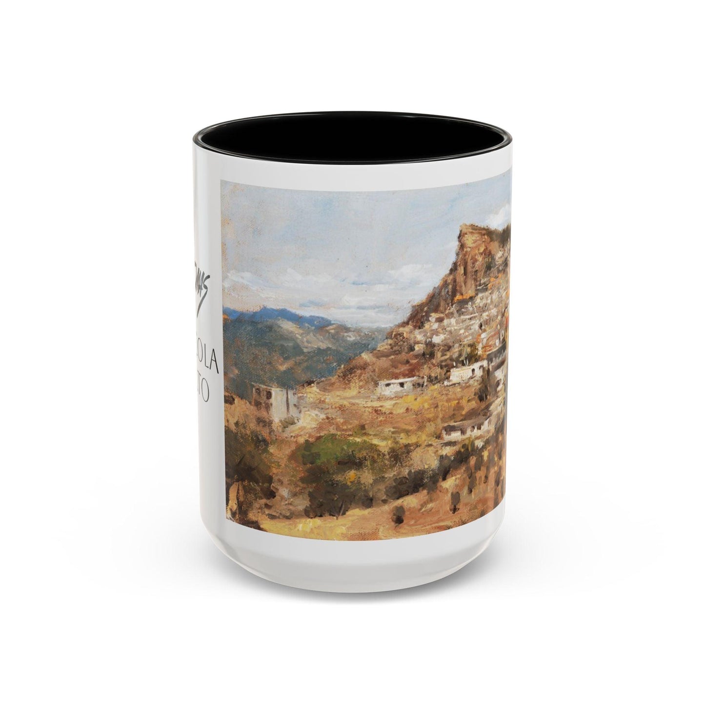 San Nicola dell'Alto - Elegant Accented Coffee Mug - 11oz & 15oz - Italian Landscapes - Andy Thomas Designs