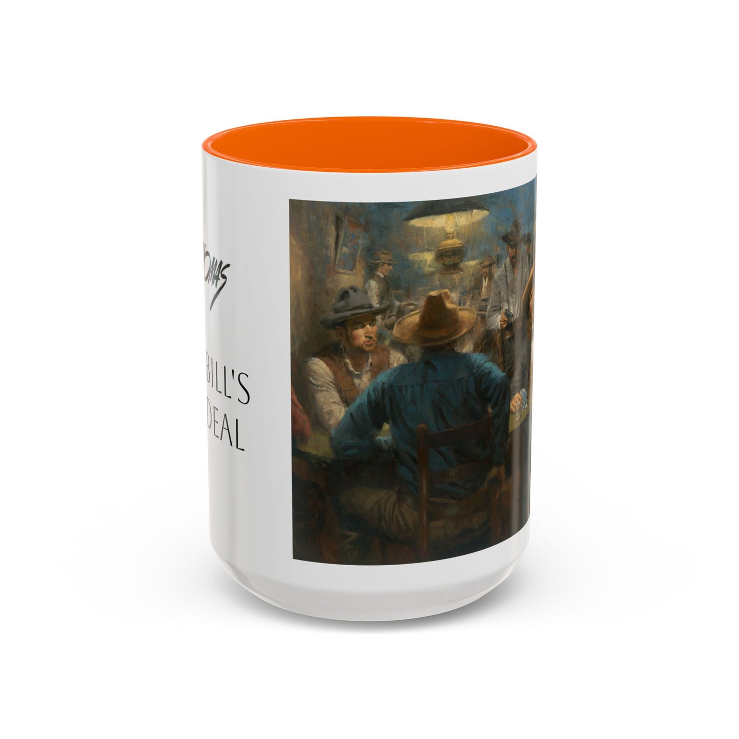 Wild Bill's Last Deal | Vintage Poker Western Art Coffee Mug - 11 & 15 oz