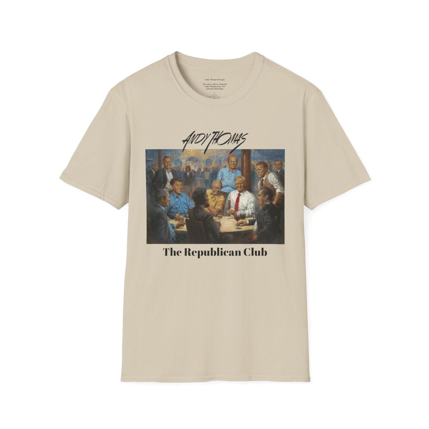 The Repub. Club T-Shirt - Presidents Club Art - Andy Thomas Designs