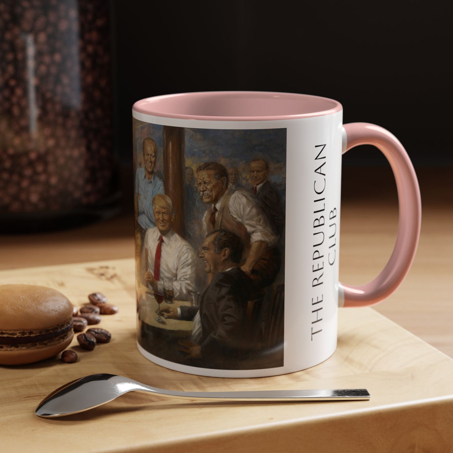 The Republican Club Coffee Mug -  Elegant Accent Coffee Mug 11oz & 15oz - Presidential Gathering Design feat. Trump