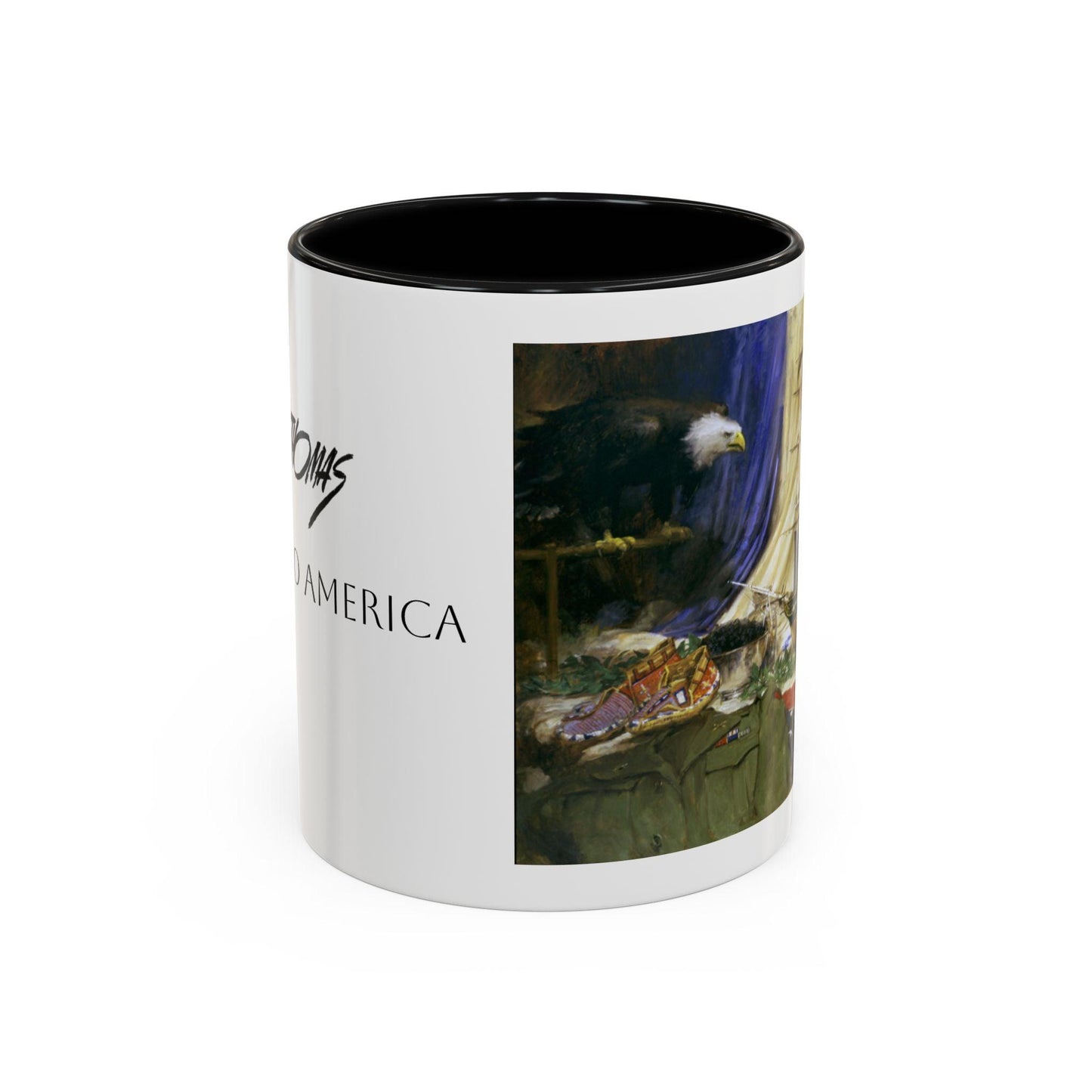 Tribute to America Coffee Mug - 11oz & 15oz - Veterans & Service members | Patriotic Artwork - Andy Thomas Designs