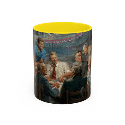 Callin the Blue Coffee Mug - Elegant Accent Coffee Mug 11oz & 15oz with Presidential Gathering Design