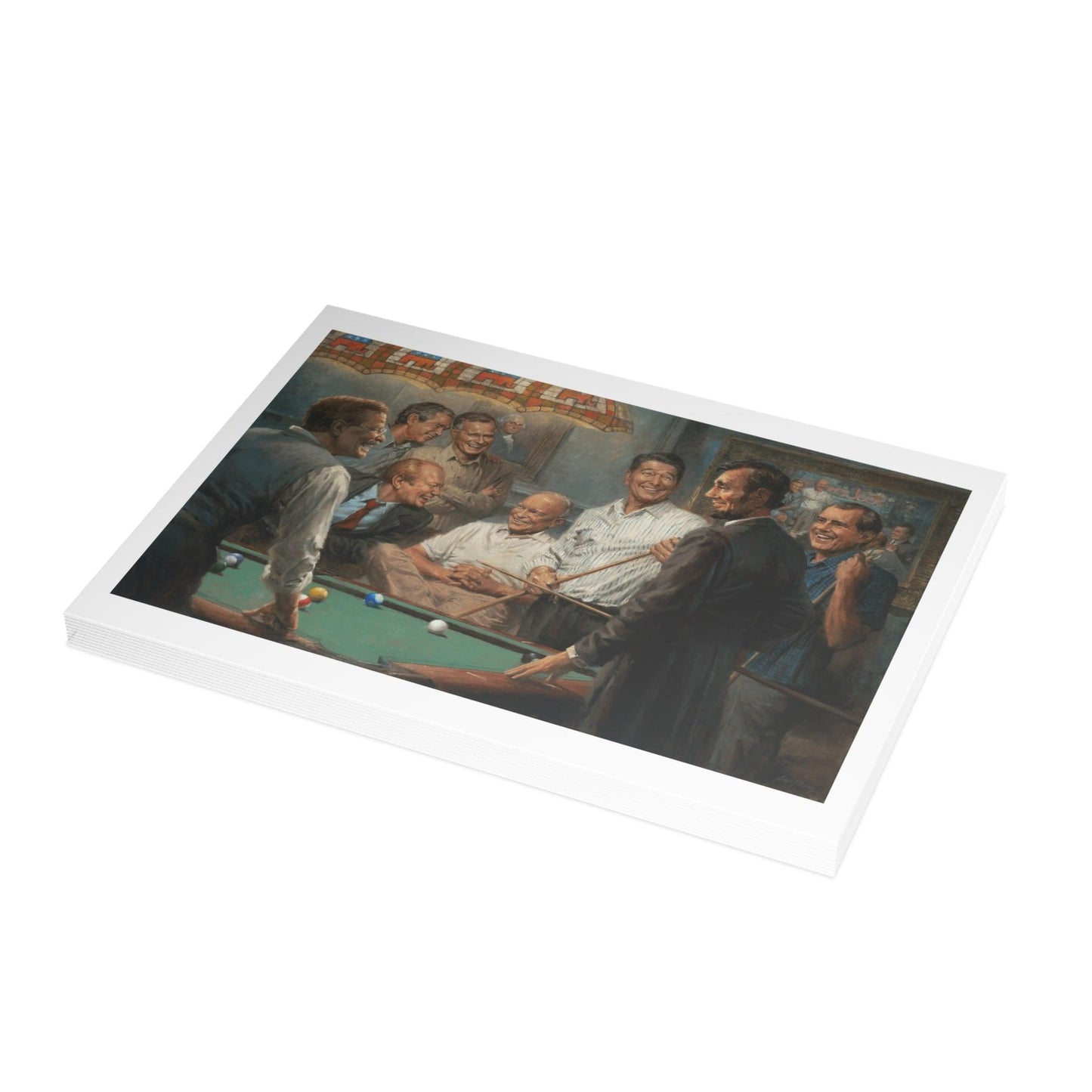 Postcards: Callin' the Blue | US Presidential Postcard Bundle Playing Pool - Envelopes Included - Andy Thomas Designs