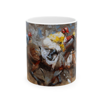 Horse Race | Ceramic Mug — Coffee Cup (11oz/15oz)
