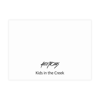 Note Cards: Kids in the Creek - Envelopes Included