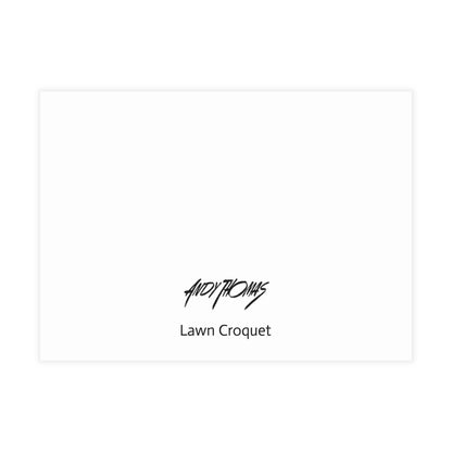 Note Cards: Lawn Croquet - Envelopes Included