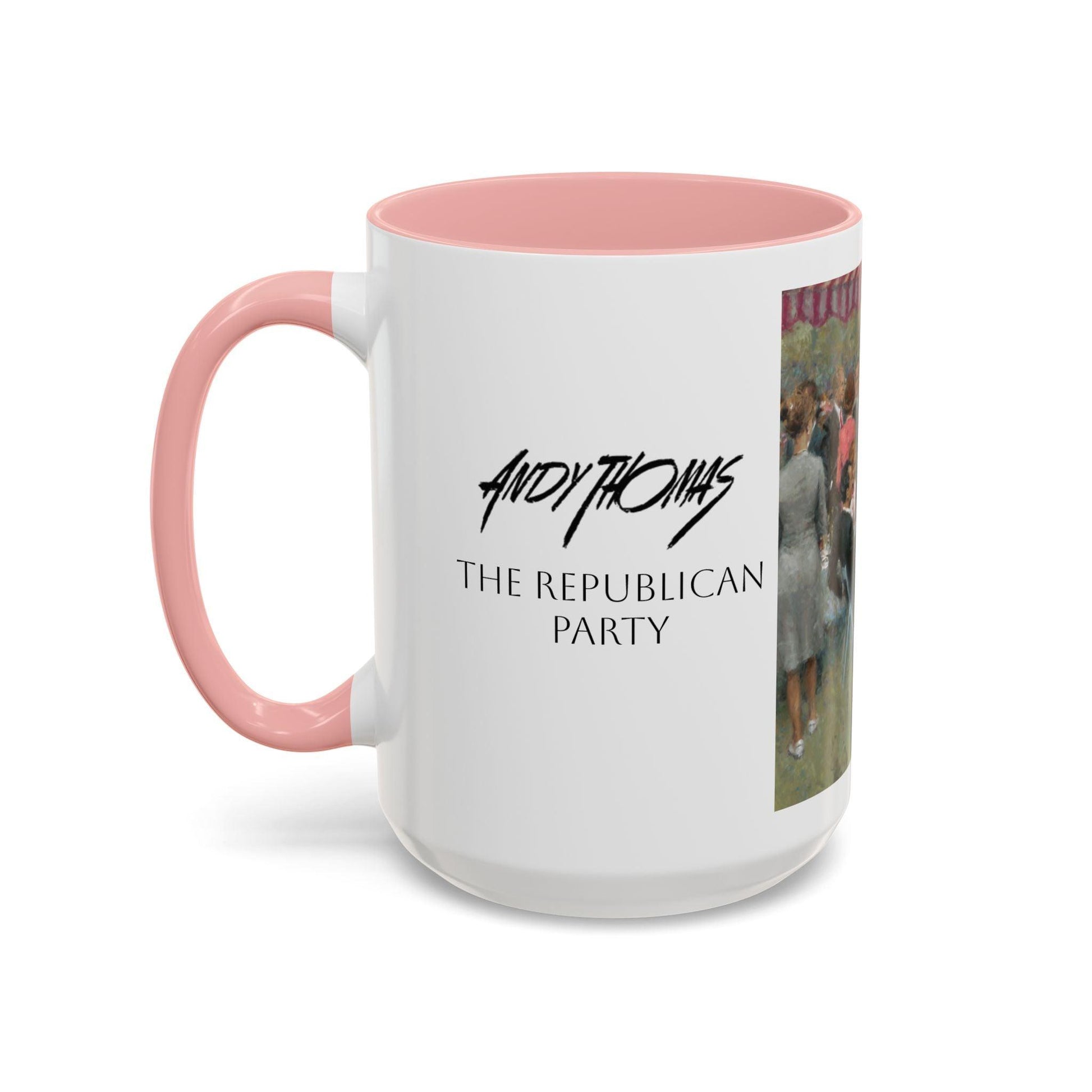 The Repub. Party Coffee Mug - Elegant Accent Coffee Mug 11oz & 15oz with Presidential Gathering Design - Andy Thomas Designs